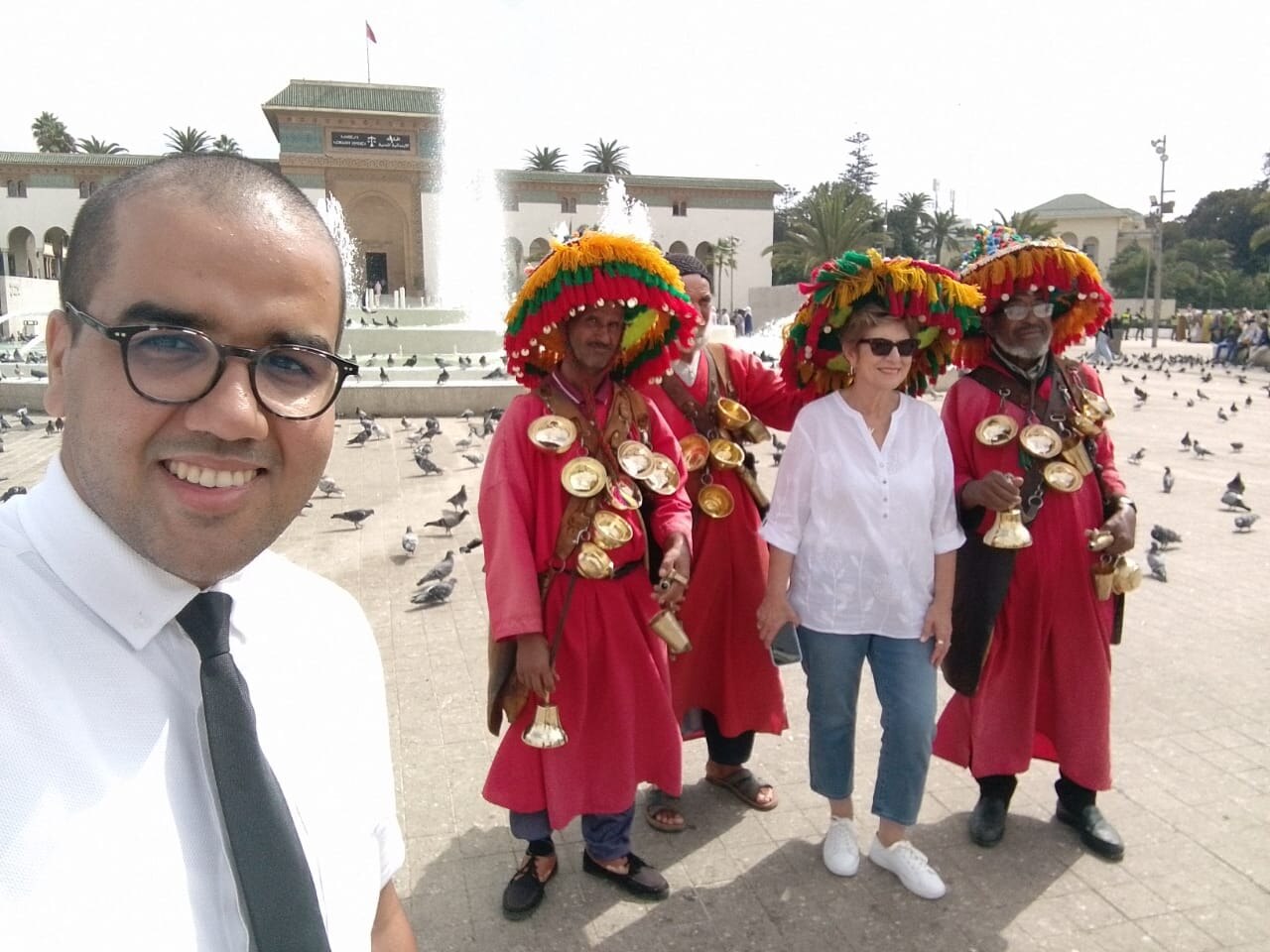 A guest enjoying a colorful cultural encounter in Casablanca